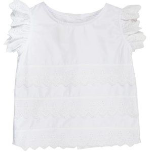 NWT Beaufort Bonnet Company Ellie's Eyelet Top Size 4T